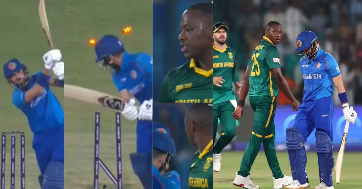 6 and bowled: Kagiso Rabada castles Ibrahim Zadran and gives him a fiery send-off in Champions Trophy 2025 – AFG vs SA