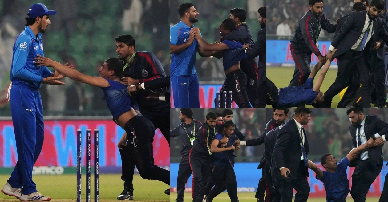 Lahore witnesses security scare as fan runs onto pitch after Afghanistan eliminates England from Champions Trophy 2025