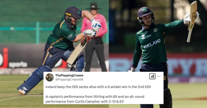 Twitter reactions: Paul Stirling and Curtis Campher lead Ireland to a series-leveling win over Zimbabwe in 2nd ODI