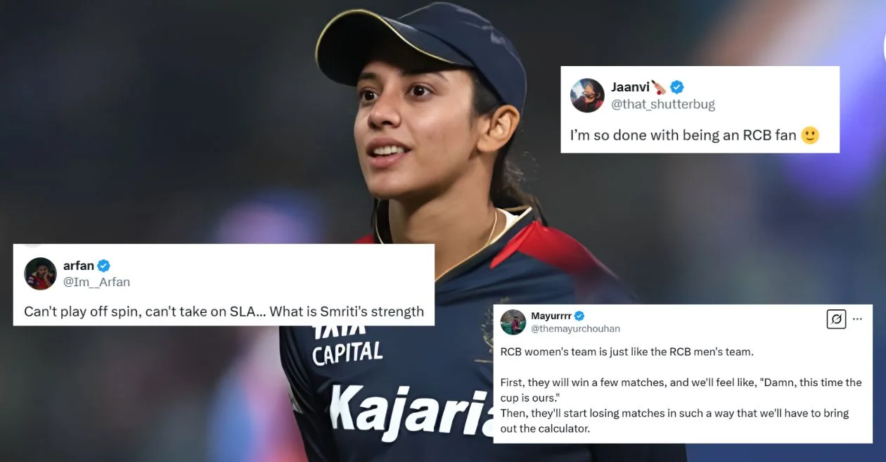 WPL 2025 [Twitter reactions]: Smriti Mandhana’s RCB suffers 3rd consecutive defeat as Gujarat Giants dominate in Bengaluru