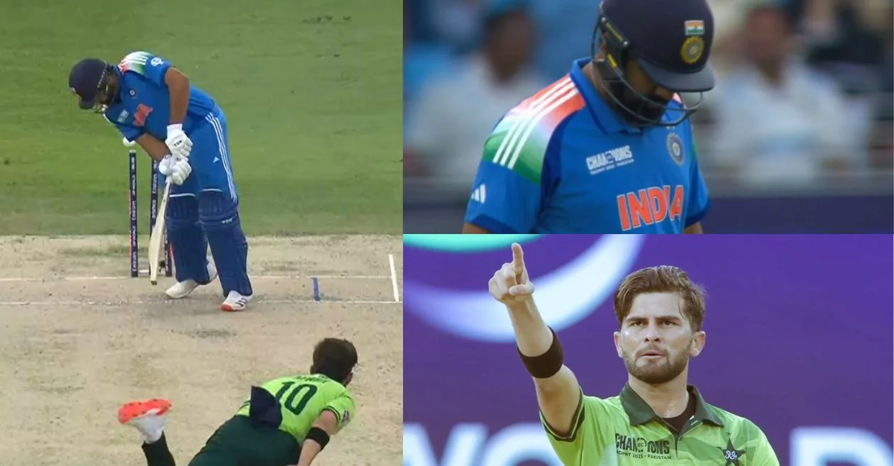 IND vs PAK [WATCH]: Shaheen Afridi’s magical yorker sends Rohit Sharma packing in Champions Trophy 2025