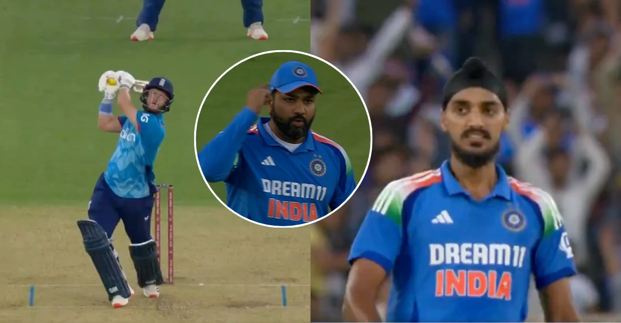 IND vs ENG: Rohit Sharma’s ‘brain-tap’ celebration goes viral after Arshdeep Singh dismisses Ben Duckett