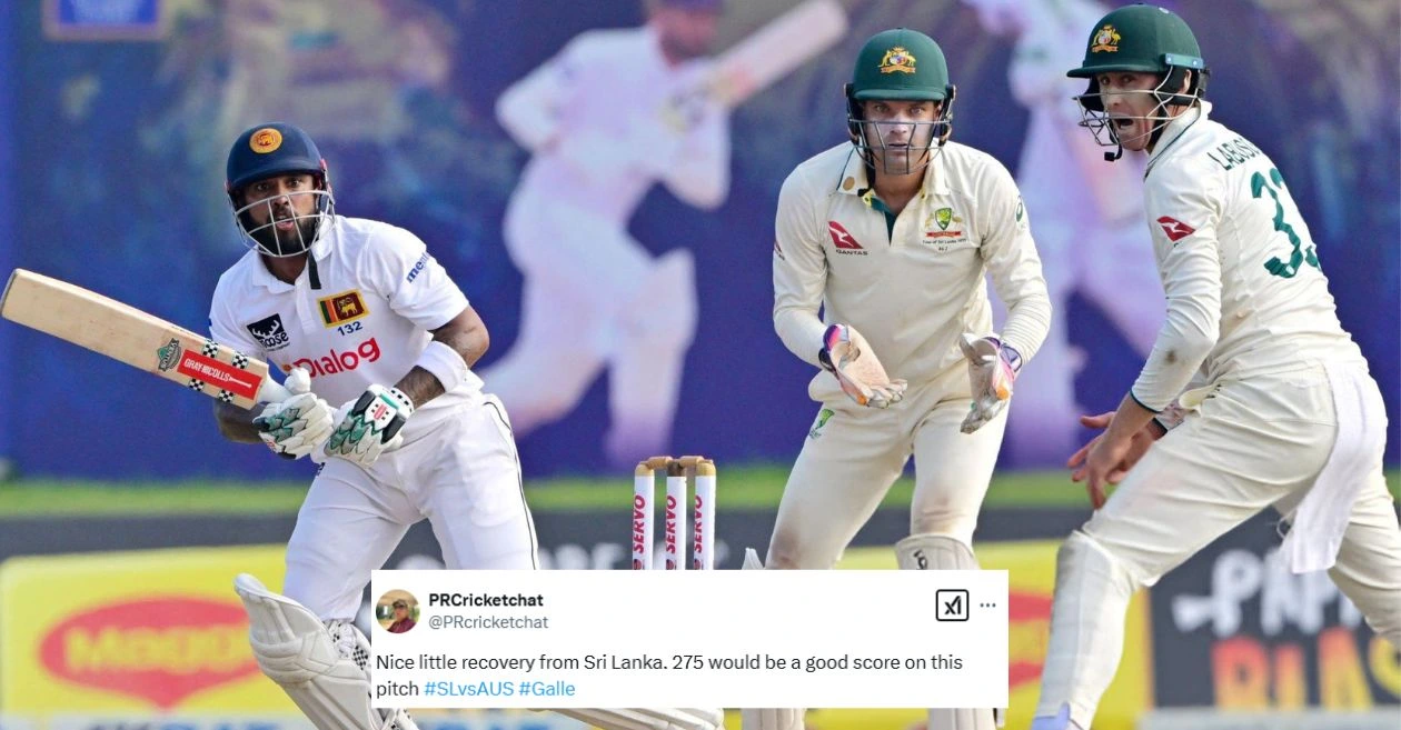 Twitter reactions: Ramesh and Kusal Mendis hold fort amidst Australia’s bowling dominance on Day 1 of the second Test