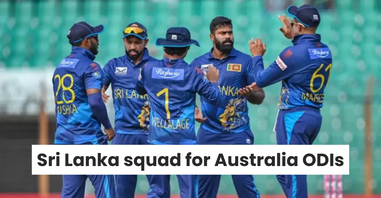 Sri Lanka Cricket announces squad for Australia ODIs, drops all-rounder Chamindu Wickramasinghe