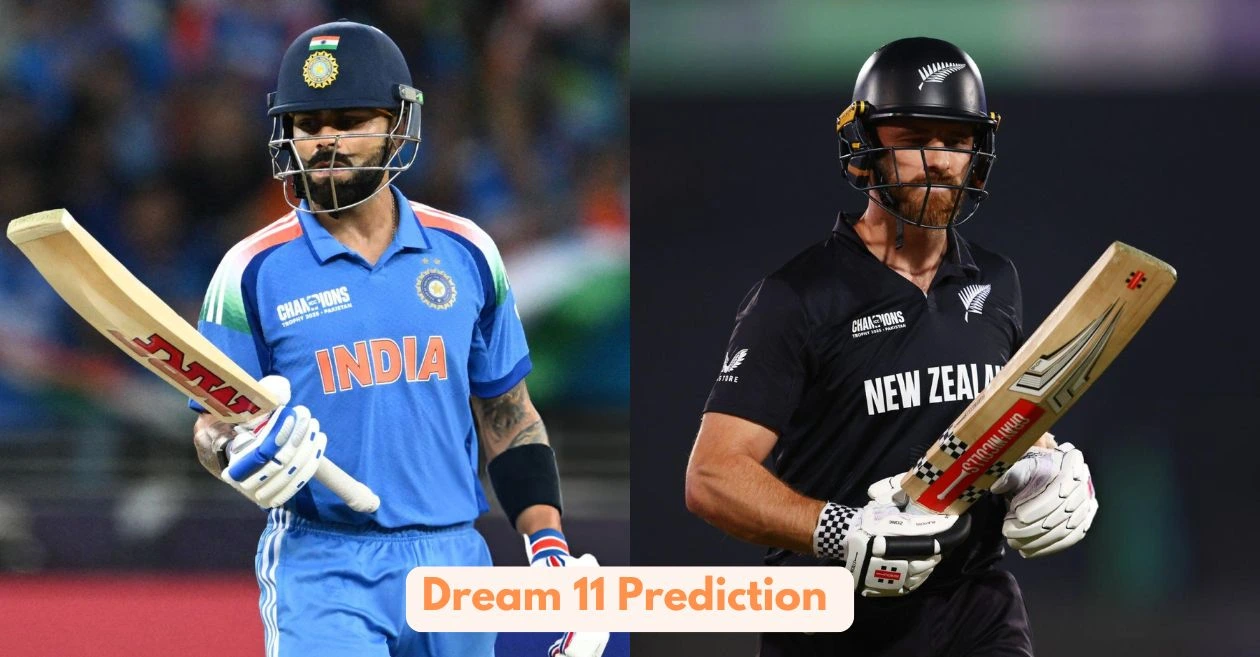 IND vs NZ, ICC Champions Trophy 2025: Match Prediction, Dream11 Team, Fantasy Cricket Tips & Pitch Report | India vs New Zealand