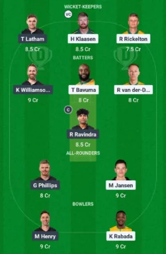 SA vs NZ Dream11 March 5