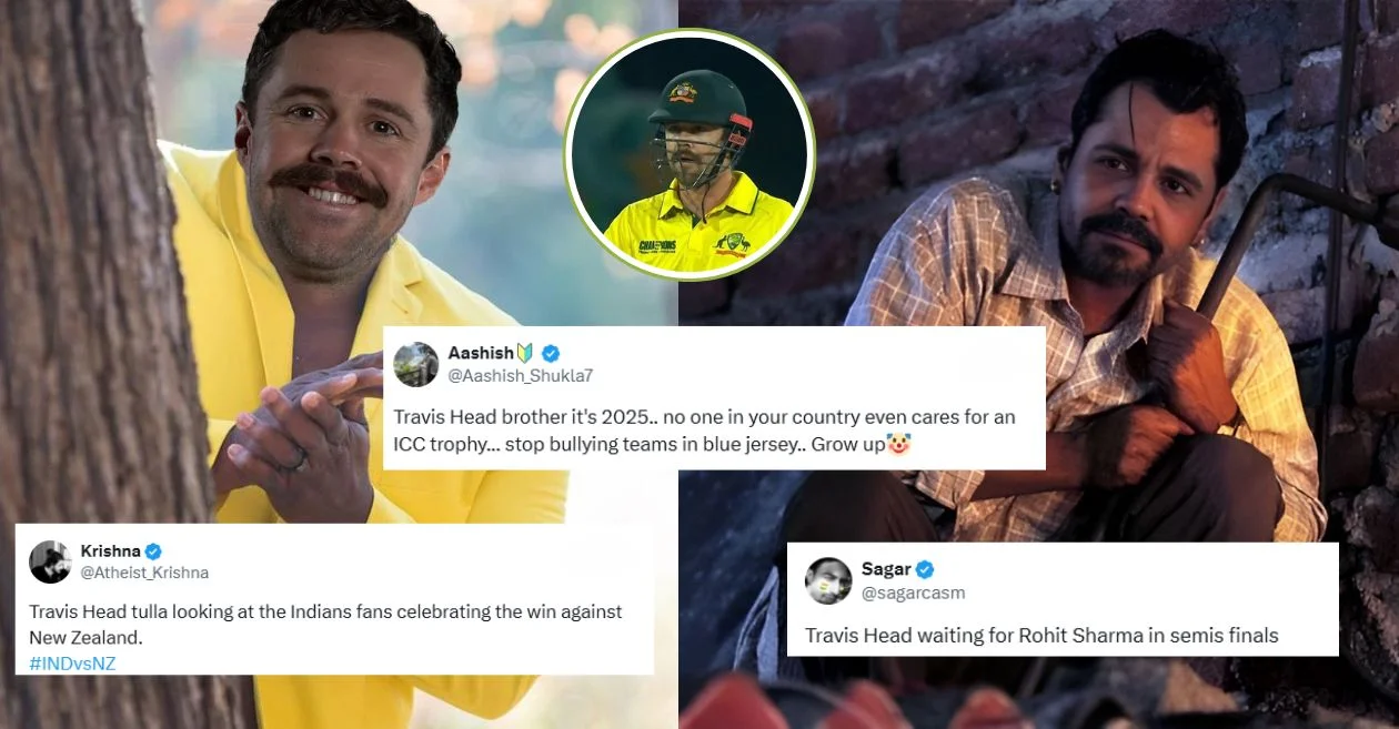 Fear of Travis Head grips Indian fans as social media overflows with memes ahead of semifinal against Australia – Champions Trophy 2025